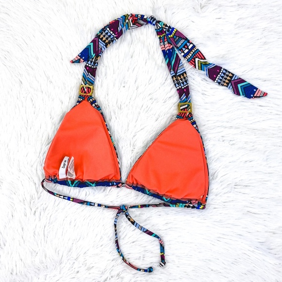 BAR III Triangle Halter Bikini Top - Picture 3 of 4